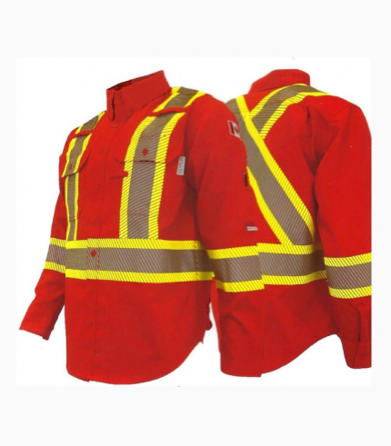 FR/AR 4" Hi Vis Work Shirt XS-7XL R&T