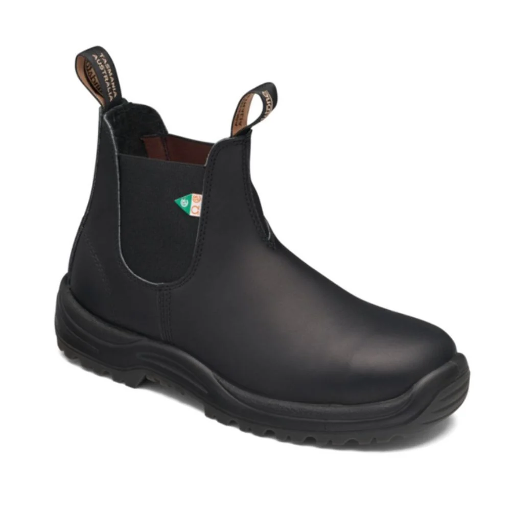 BlundstoneCSAGreenpatch163BlackLeatherSlip-onSteelToeSafetyBoot_1